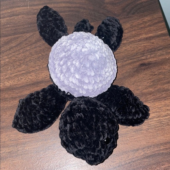 Plush Black and Gray Turtle Toy - Picture 1 of 4